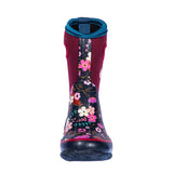Girls' Midnight Floral Neoprene Rain/Snow Boots