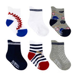 Infants' Non-Skid Sole Socks (6 Pack)