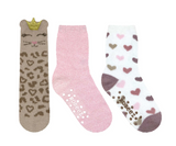 Girl's Cozies Crew Socks (3 Pack)