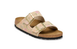 Women's Arizona Sandal - Suede Leather Flower Print