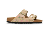 Women's Arizona Sandal - Suede Leather Flower Print