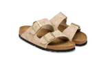 Women's Arizona Sandal - Suede Leather Flower Print