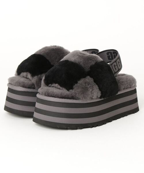 UGG(アグ) DISCO CHECKER SLIDE レディース シューズ Women's Disco Checker Slide