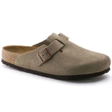 Women's Boston Clog - Suede Leather