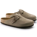 Women's Boston Clog - Suede Leather