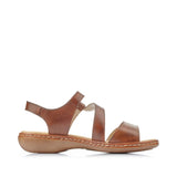 Women's Rieker Real Leather Sandals | 659C7