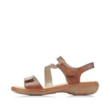 Women's Rieker Real Leather Sandals | 659C7