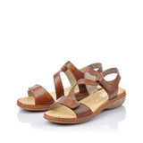 Women's Rieker Real Leather Sandals | 659C7