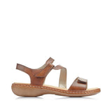 Women's Rieker Real Leather Sandals | 659C7