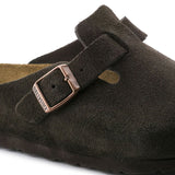 Women's Boston Clog - Suede Leather