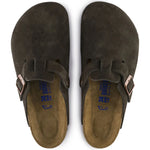 Women's Boston Clog - Suede Leather