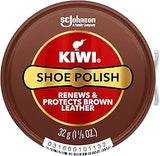 KIWI Shoe Polish and Shine | Leather Shoe Care for Dress Shoes and Boots | Carnuba Wax