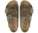 Men's Arizona Sandal Soft Footbed - Oiled Leather