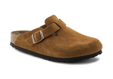 Women's Boston Clog - Suede Leather