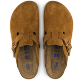 Women's Boston Clog - Suede Leather