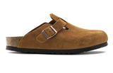 Women's Boston Clog - Suede Leather