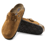 Women's Boston Clog - Suede Leather
