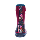 Girls' Midnight Floral Neoprene Rain/Snow Boots