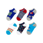 Kids' No Show Socks (6 Pack)