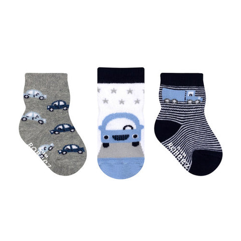 Infants' Non-Skid Sole Socks (3 Pack)