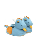 Kids' Teal Drago Light-up Slippers