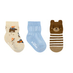 Infants' Non-Skid Sole Socks (3 Pack)