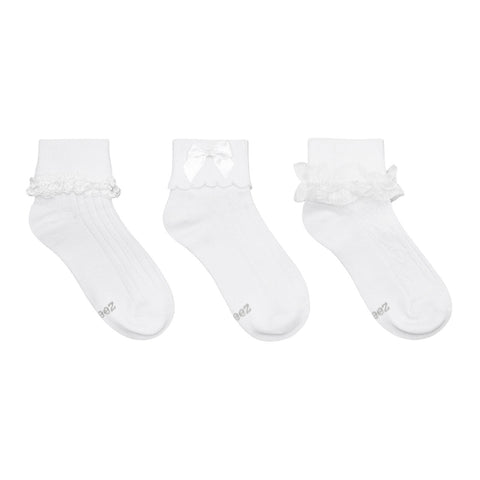 Kids' Turn Cuff Socks (3 Pack)