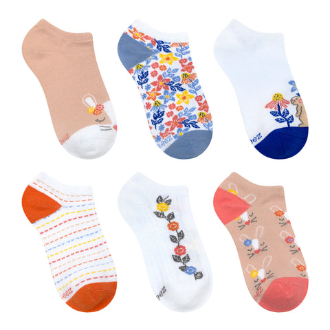 Kids' No Show Socks (6 Pack)