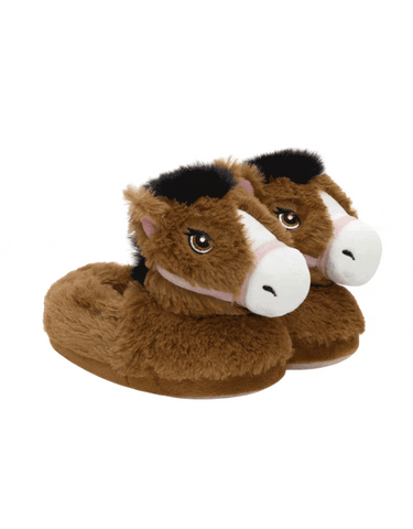 Kids' Brown Meadow Light-up Slippers