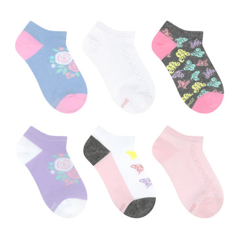 Kids' No Show Socks (6 Pack)