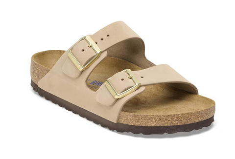 Arizona Soft Footbed Nubuck Leather - Sandcastle