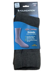 Foundation 390 Diabetic Air Cushion Wide Calf Socks