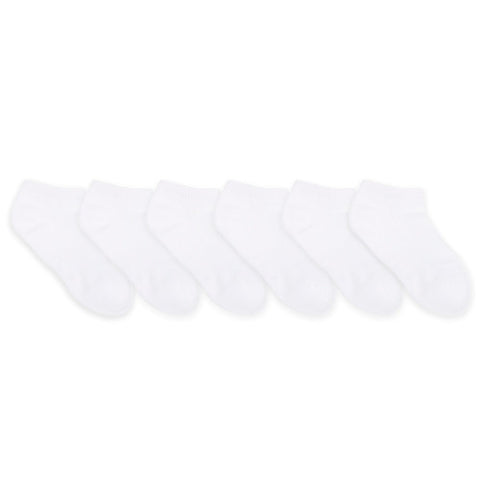Kids' No Show Socks (6 Pack) - Black & White