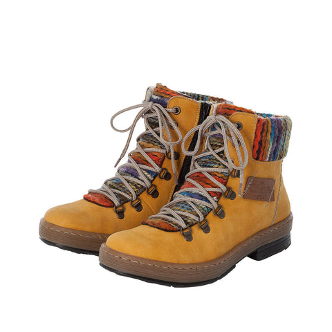 Women's Pant Boot with Multi Collar
