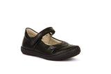 Froddo Evia T-Bar Black Leather School Shoe – G3140128-1