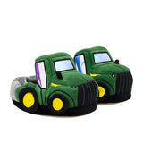 Kids' Green Tractor Light-up Slippers