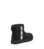 Women's Classic Mini Side Logo - Black & Red