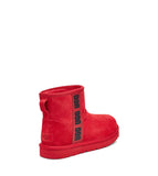 Women's Classic Mini Side Logo - Black & Red