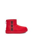 Women's Classic Mini Side Logo - Black & Red