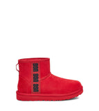 Women's Classic Mini Side Logo - Black & Red