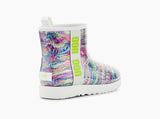 Women's Clear Mini Pixelate - White